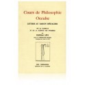 Cours de philosophie occulte